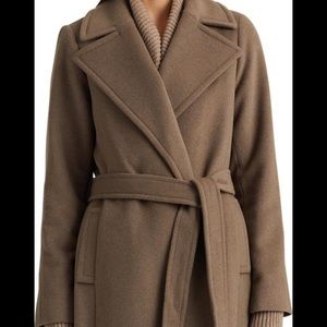 Lauren Ralph Lauren Tan Wool Coat